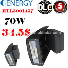 Utral Slim Cutoff llevó la luz del paquete de la pared 20w / 30w / 70w / 100w Paquete de pared al aire libre luz 70W para la ubicación mojada